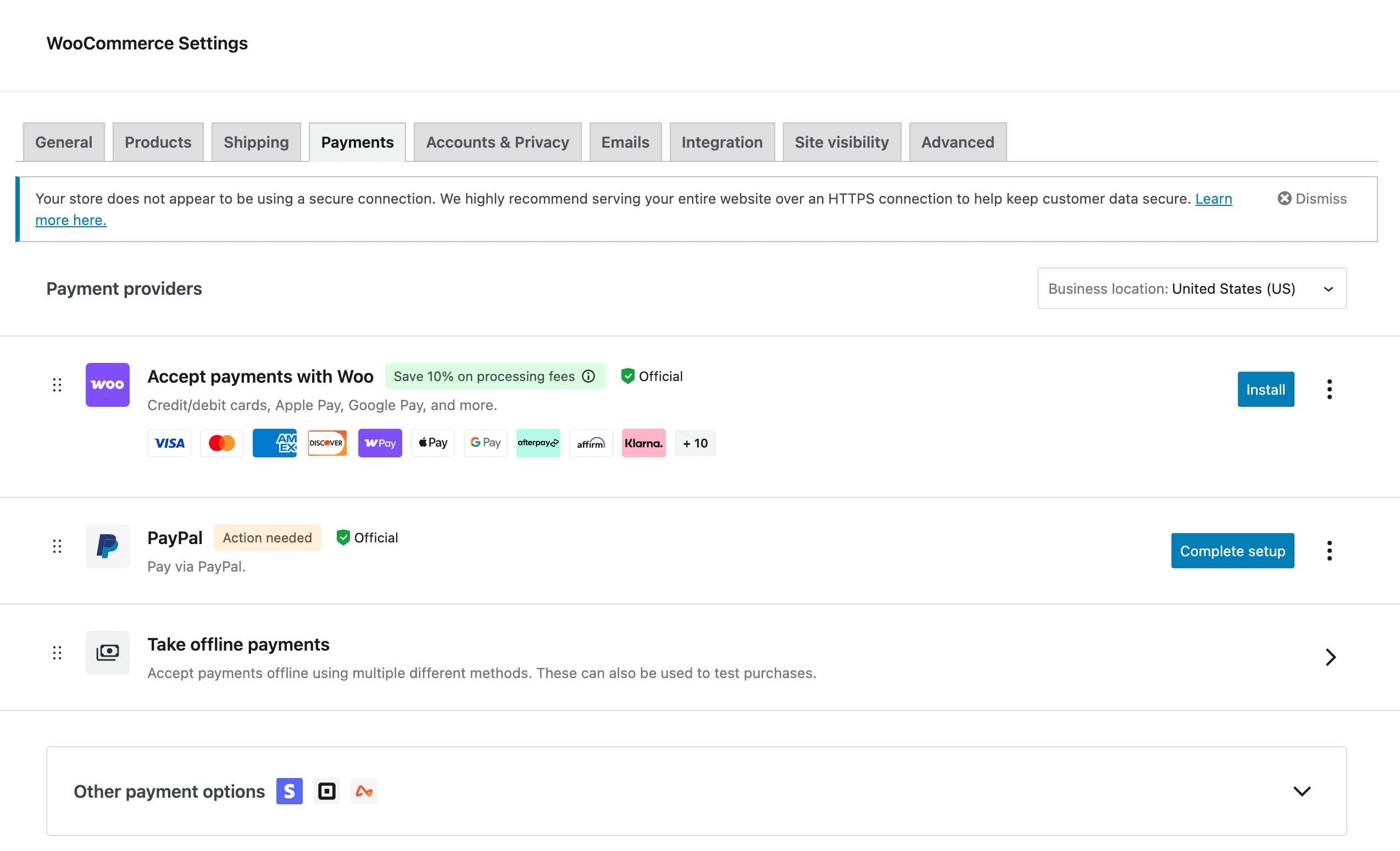 Adding Payment Methods in WooCommerce Store