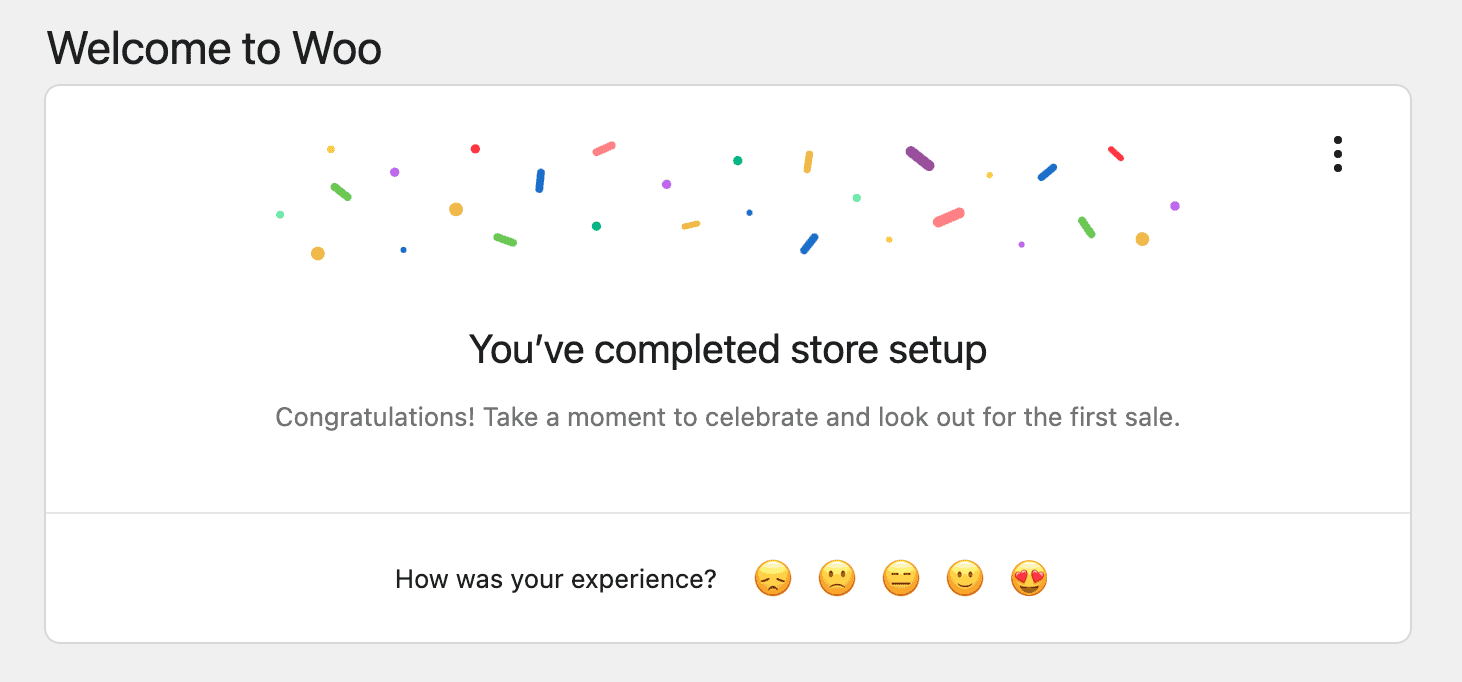 WooCommerce Store Setup Completed
