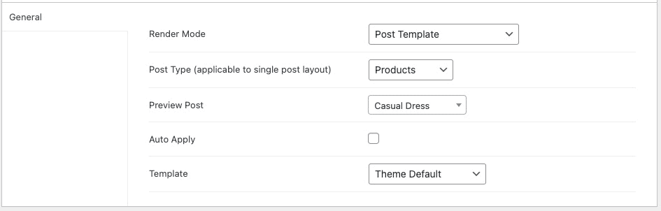 Create Post Template