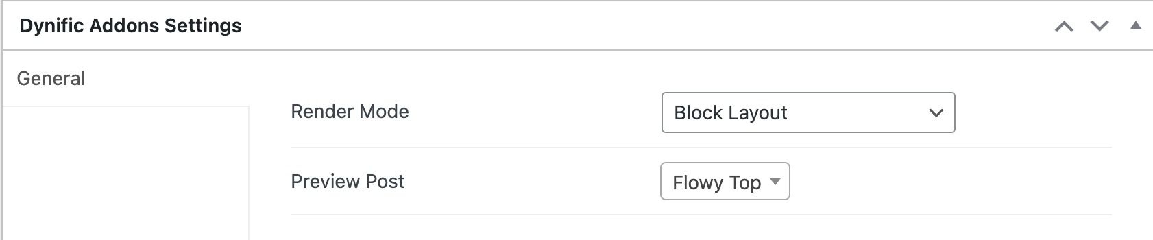 Create Block Layout in Dynific Addons