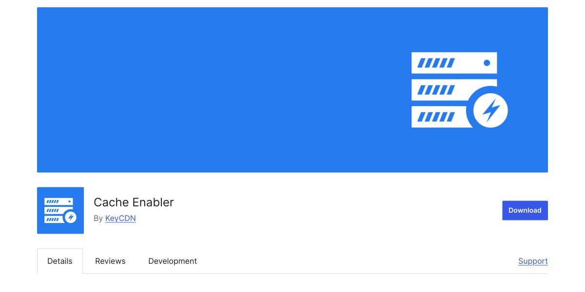 Cache Enabler WordPress cache plugin
