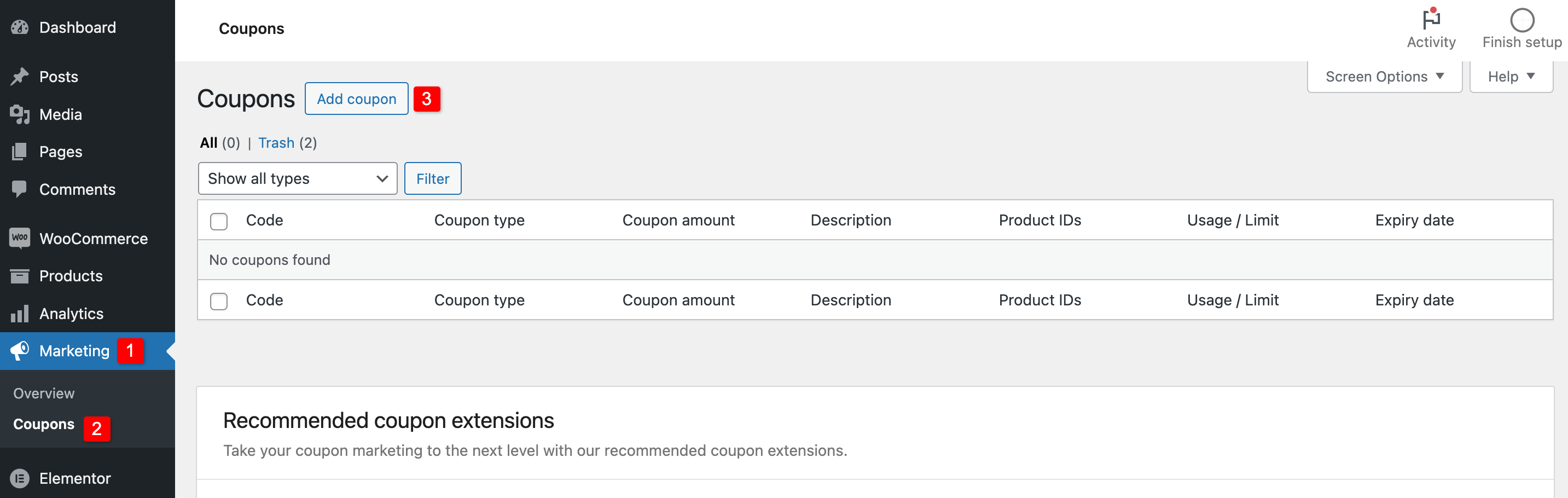 Create Coupon in WooCommerce