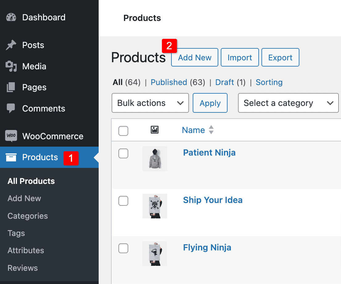 WooCommerce: Add New Product