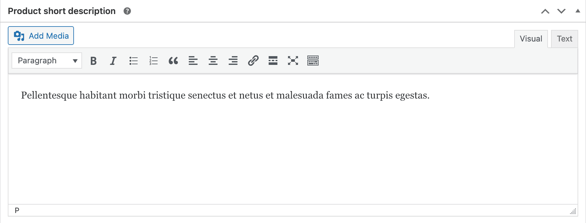 WooCommerce: Add Product Short Description