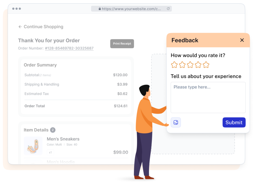 Order Feedback For WooCommerce Feedback Form 1