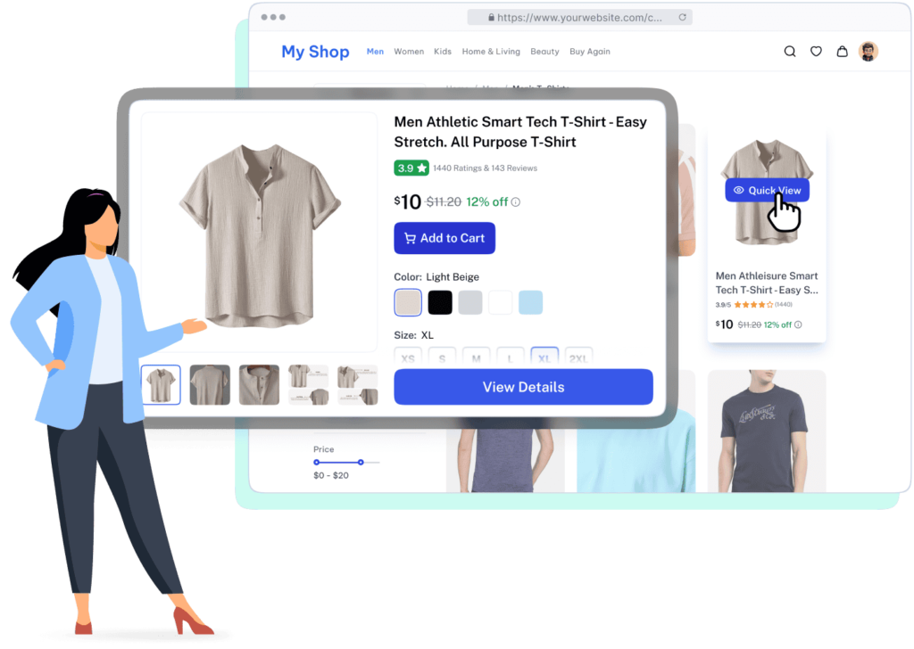 Quick View Popup For Woo