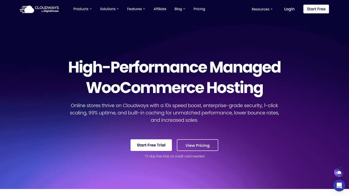 Cloudways woocommerce hosting