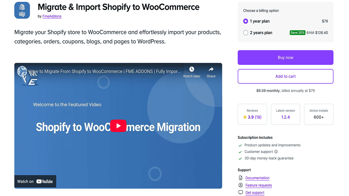 Migrate import shopify to WooCommerce