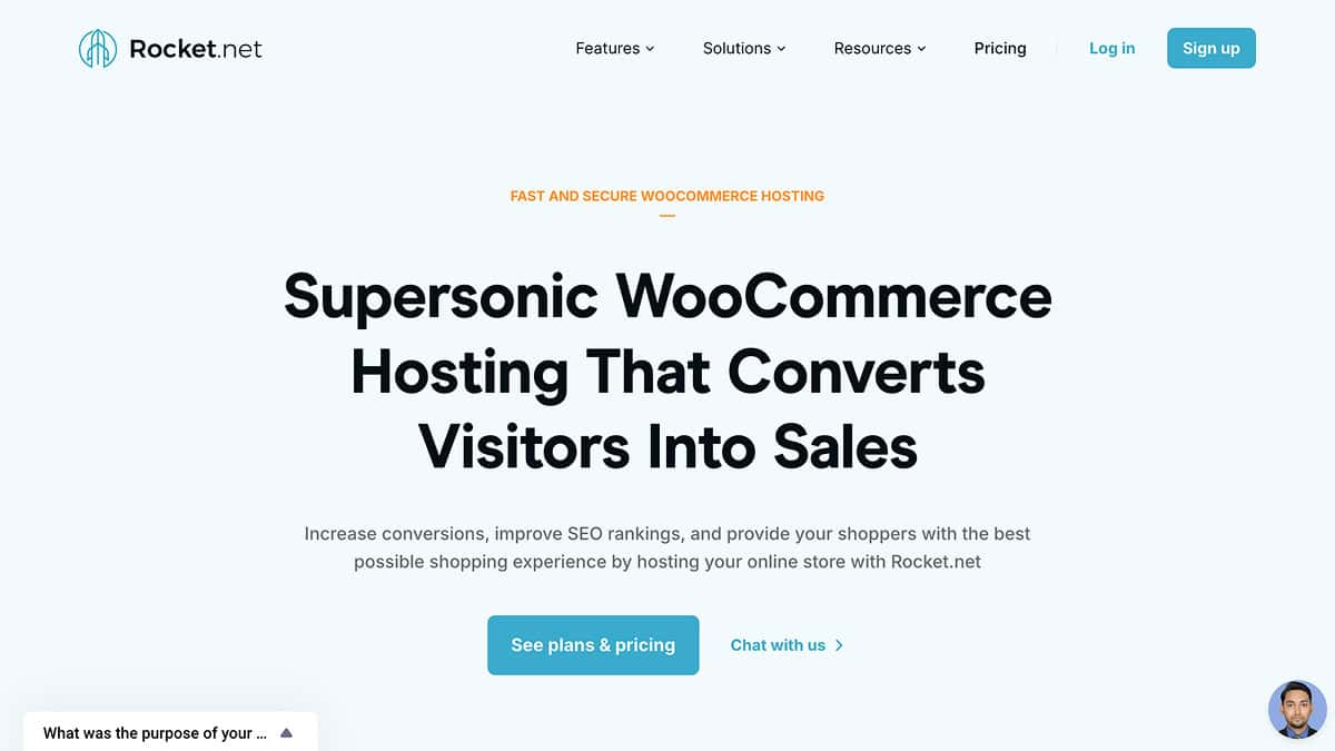 Rocket.net woocommerce hosting