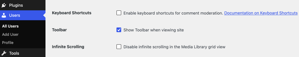 Enable or Disable Infinite Scroll for Media Library Grid View