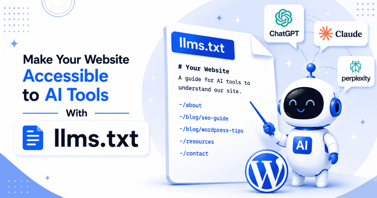 Make Website Content Accessible to AI Tools with llms.txt